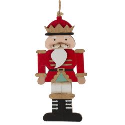 GAEM Изделие декоративное подвесное "Щелкунчик", L7,5 W1 H15 см, 4в.