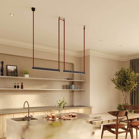 Подвесной светодиодный светильник Maytoni Technical Pendant system Parity Points TR128B-24W3K-M-B