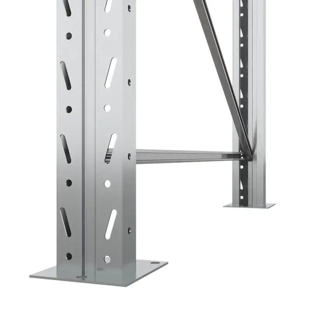 Стеллаж металлический паллетный 4500х2700х1100 мм (85.1.5). Ярусы: пол+3