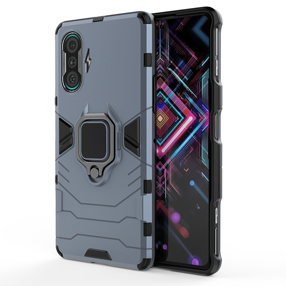 Противоударный чехол с кольцом Panther Case для Xiaomi Poco F3 GT