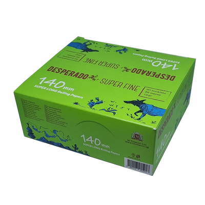 Бумага для сигарет блок "Desperado" KS Slim Super Fine Long 140mm 12г/м 32л*50шт