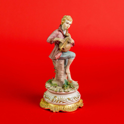Винтаж: Фарфоровая мануфактура Capodimonte. «Пастух и цветочница»