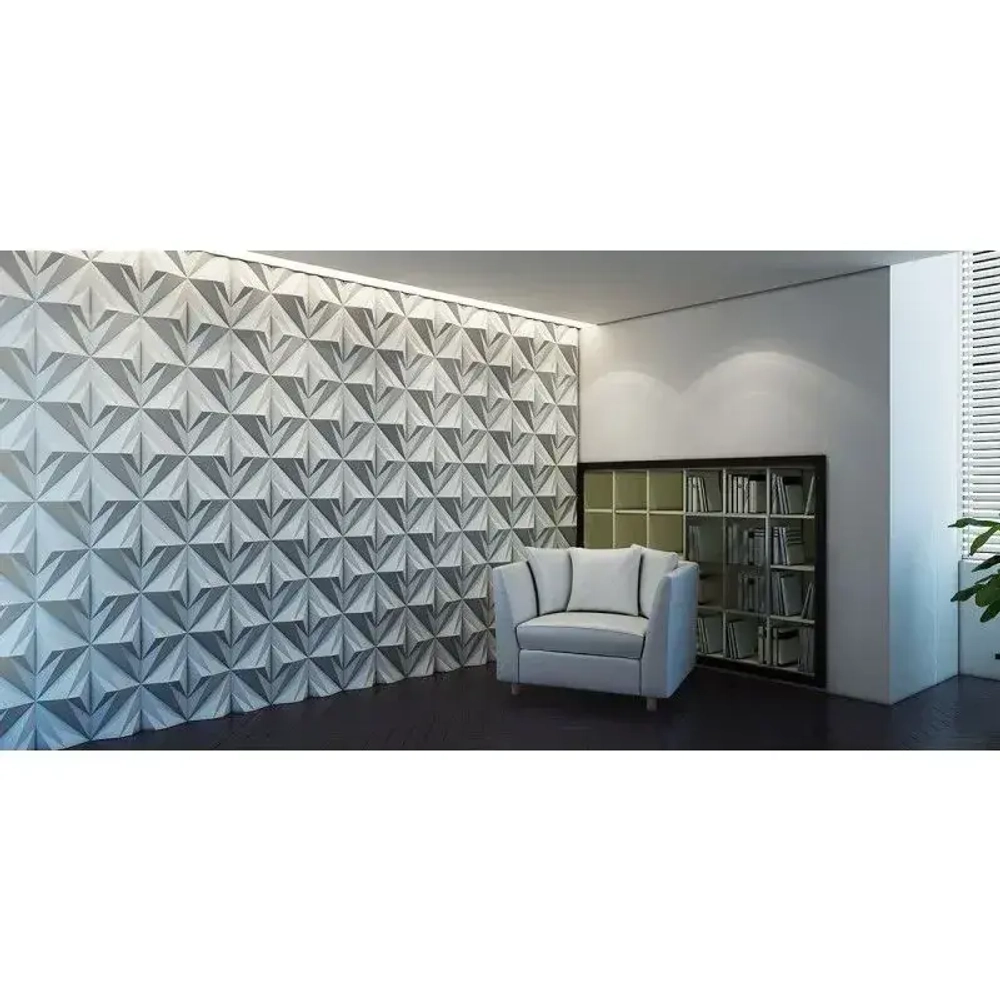 Гипсовая панель Крупные ромбы