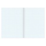 Тетрадь А4, 96 л., BRAUBERG скоба, клетка, обложка картон, МОНОХРОМ 2, 402057