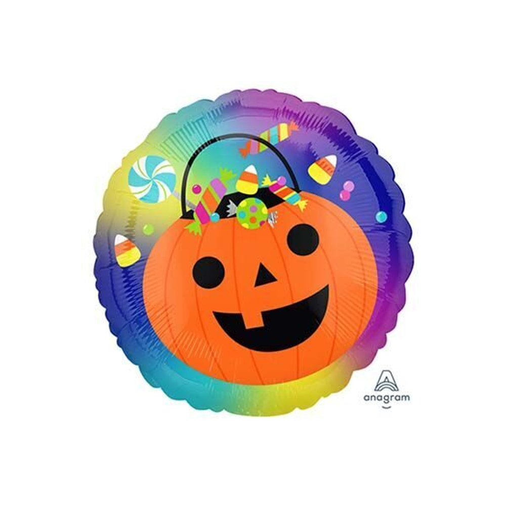 Шар круг "Тыква конфетница", 45см