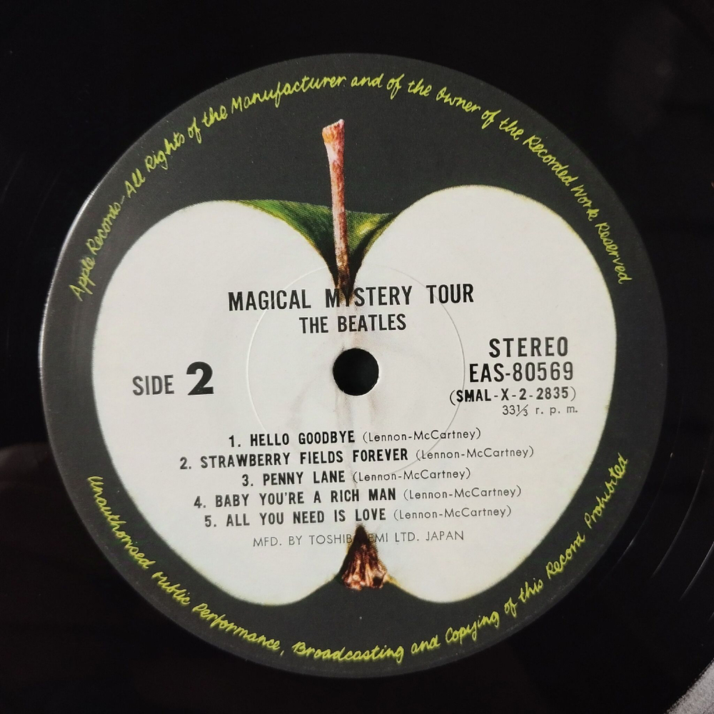 Винтажная виниловая пластинка LP The Beatles Magical Mystery Tour (Japan 1976) (No Obi) I Am The Walrus