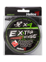 Шнур плетеный для рыбалки Helios Extrasense X4 PE Green 150m 1.0/15LB 0.17mm (HS-ES-X4-1/15LB)