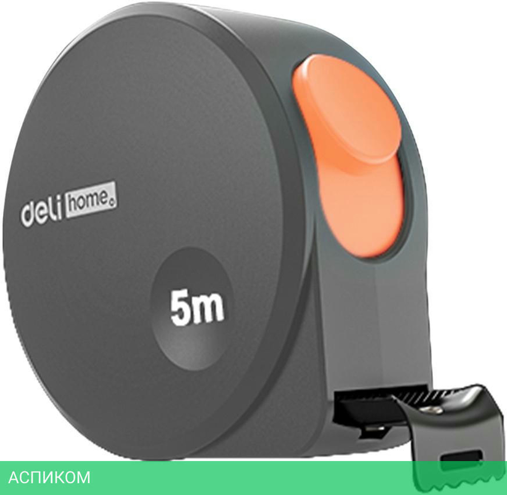 Рулетка Deli HT8519C Gray