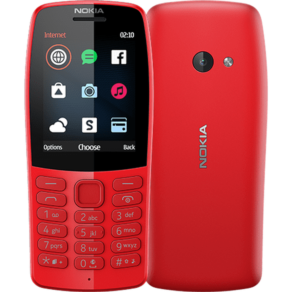 Сотовый телефон Nokia 210 Dual Sim (TA-1139) Red
