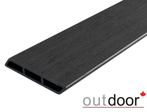 Доска Ромбус ДПК Outdoor 122*22*3000 мм. STORM BLACK черная