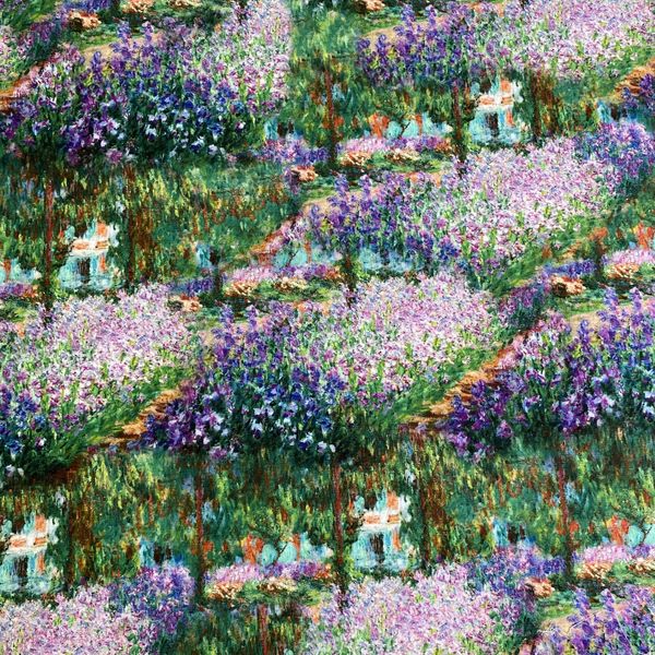 ИМПРЕССИОНИЗМ # 3, отрез 60 см. 100% хлопок, Handmade Fabrics 2