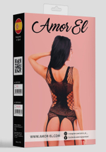 Боди-комбинезон Ines с имитацией чулок