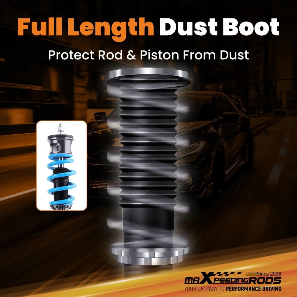 Coilovers 24 Level Adjustable Suspension Springs Kit подходит для автомобиля Audi Q5 (8R) 2009-2017