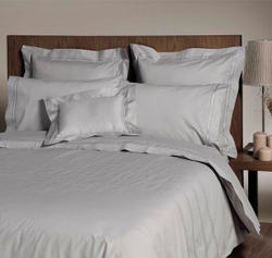 Постельное белье 2 спальное евро Bovi Акцент серое