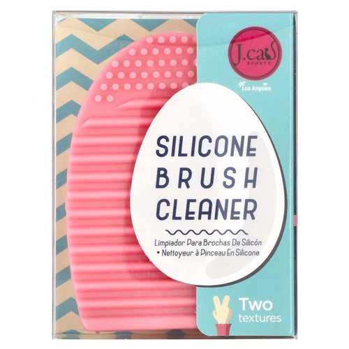 J.Cat Beauty, Силиконовый очиститель для кистей, розовый, 1 инструмент