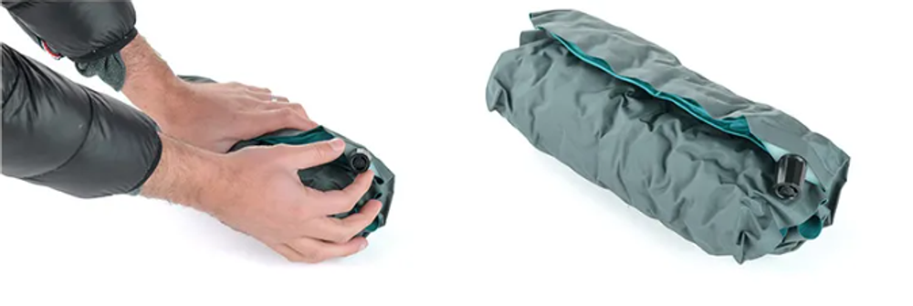 Подушка самонадувающаяся Naturehike 46х27х9,5 см (Голубой)