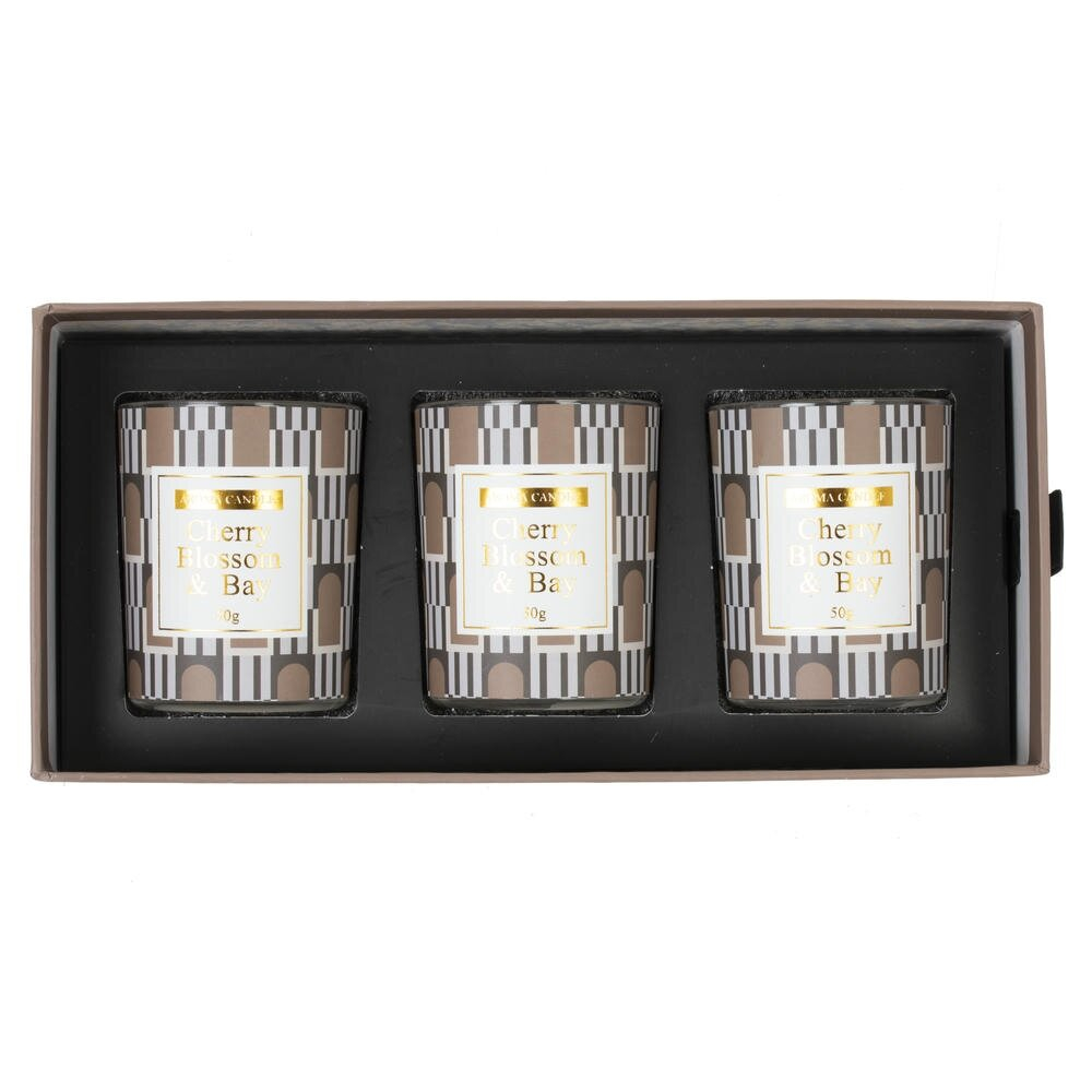 Набор из 3-х свечей ароматических