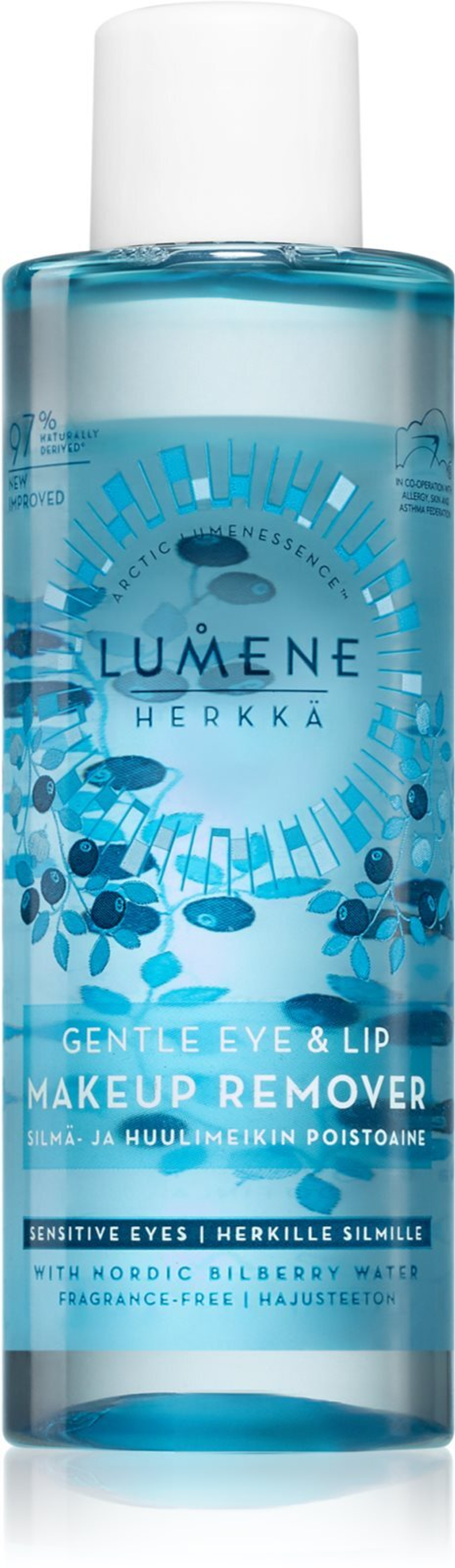 Lumene HERKKÄ Soothing - подготовка к снятию макияжа с глаз и губ /   100  ml  / GTIN 6412600816648