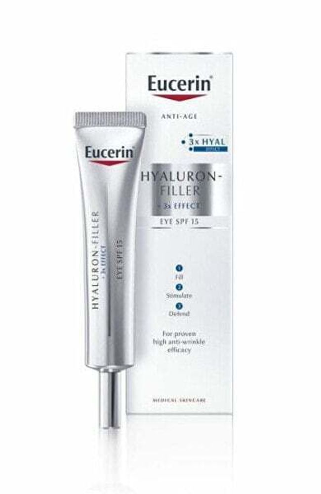 Anti-aging eye cream SPF 15 Hyaluron-Filler 3x EFFECT 15 ml