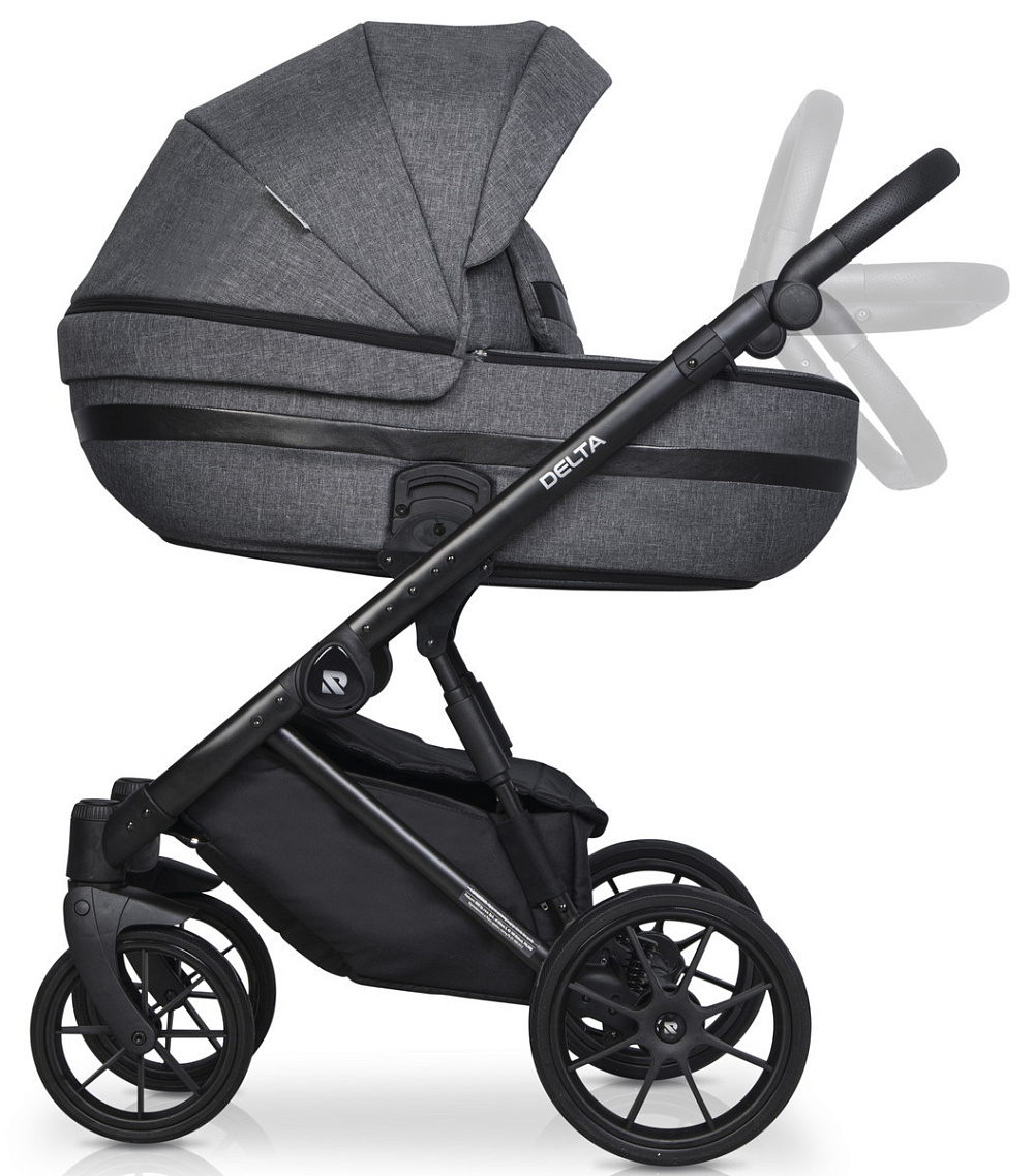 Детская коляска Riko Basic Delta 3 в 1 05 Carbon