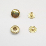 Кнопки ALFA 12.5мм Комплект 10шт цвет золото