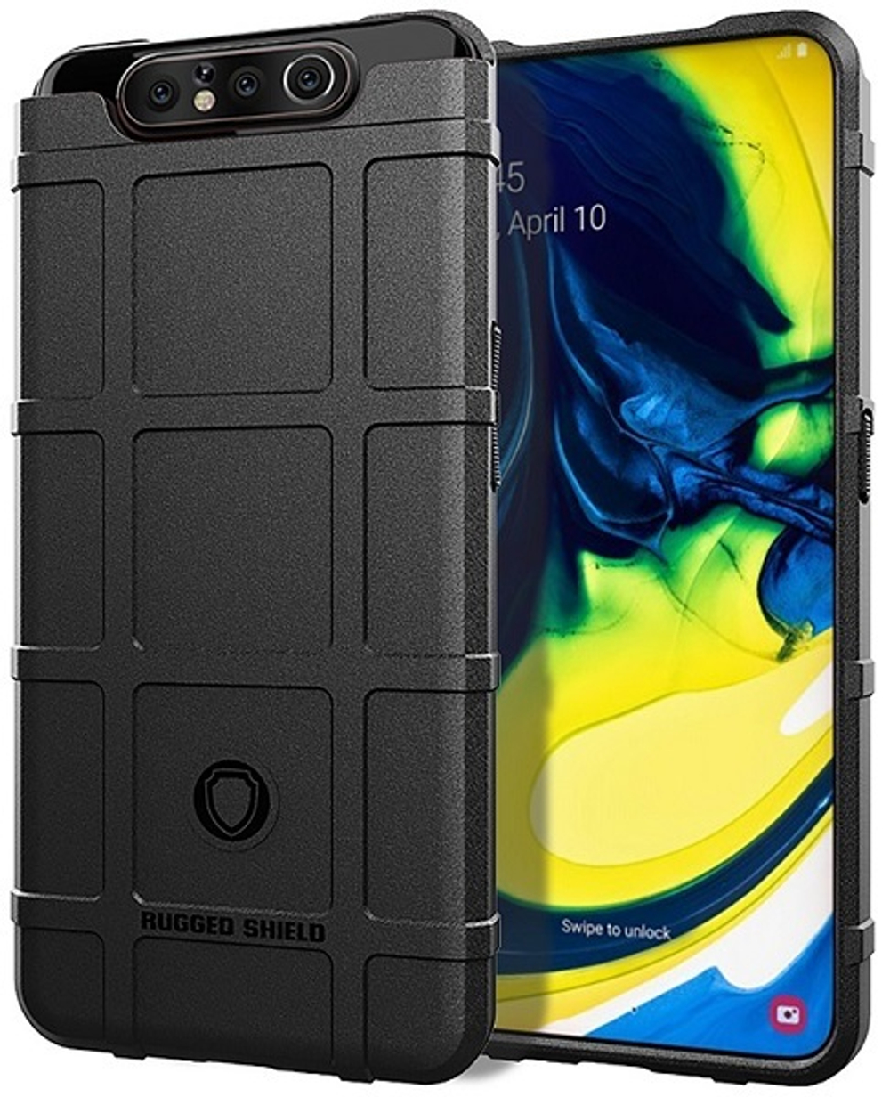 Чехол для Samsung Galaxy A80 (Galaxy A90) цвет Black (черный), серия Armor от Caseport