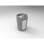 Подставка для зубных щеток Scarlet (дымчато-серый)