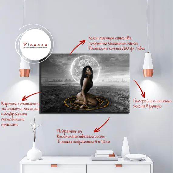 Постер "Девушка в дюнах"