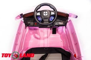 Детский электромобиль Toyland BMW XMX 826 розовый фото №7