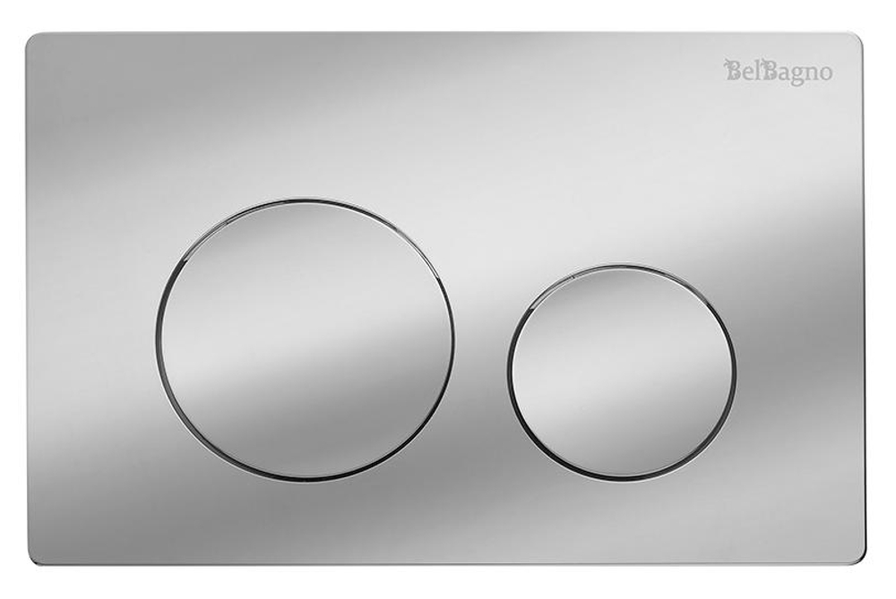 Кнопка смыва BelBagno BB-03C-CRM цвет хром