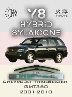 Щетки стеклоочистителя HUOYE Y8 550/550 мм на Chevrolet TrailBlazer | Hook/J-Hook