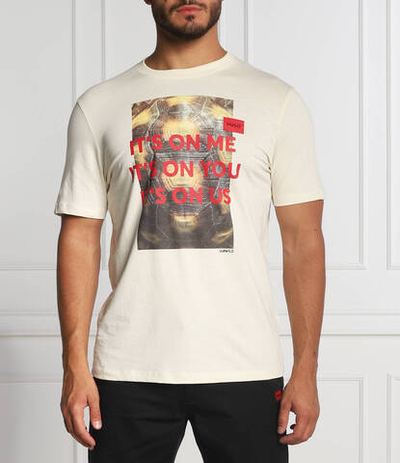 футболка dinseng HUGO - кремовый(50477336)