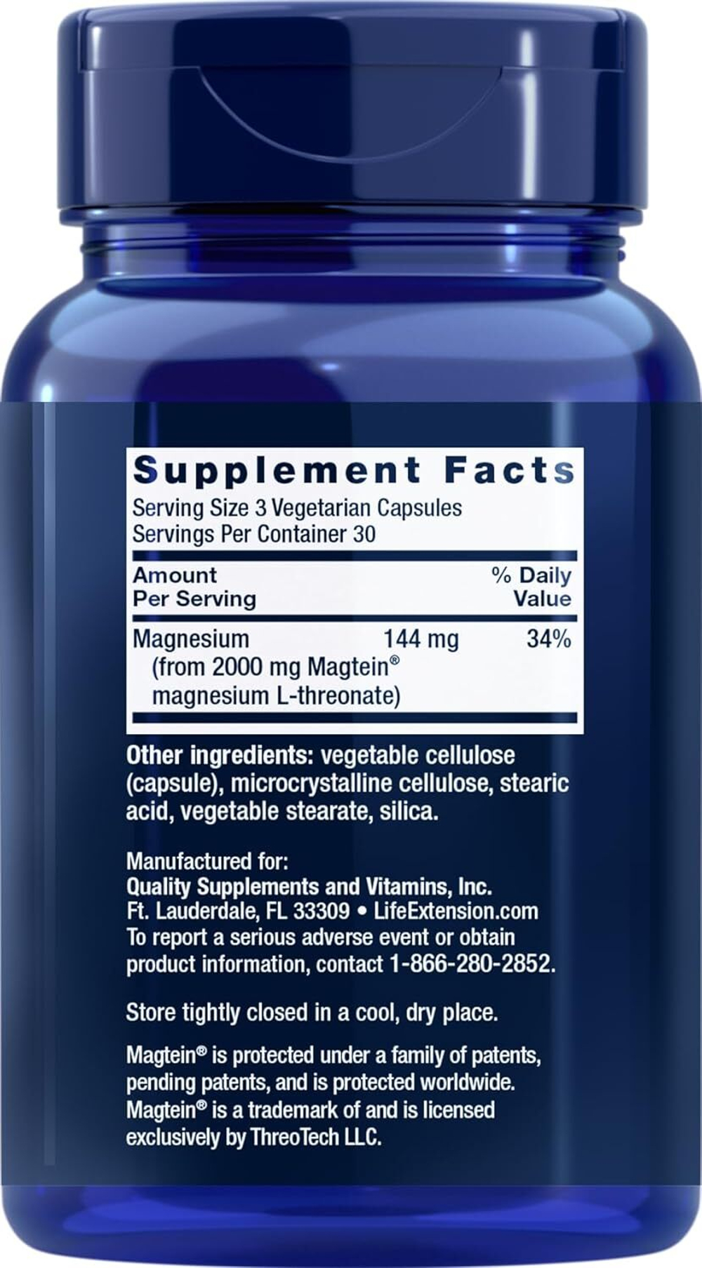Life Extension - Neuromag Magnesium L-Threonate 90 capsules
