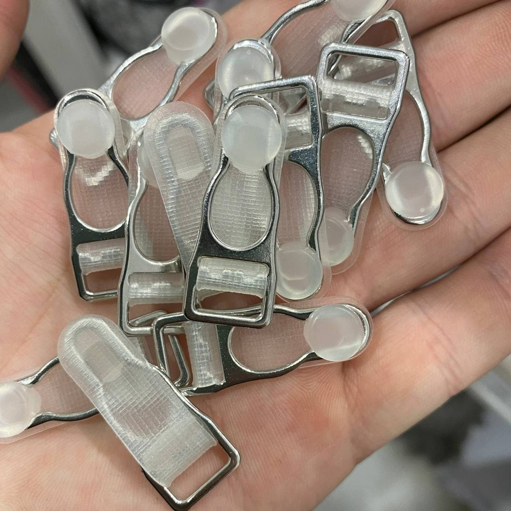 Держатели чулок (пажи) металл. серебро