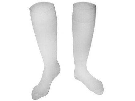 Гетры футбольные. Цвет: белый. Размер 41-43.