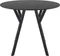 Стол пластиковый Max Table Ø90, черный