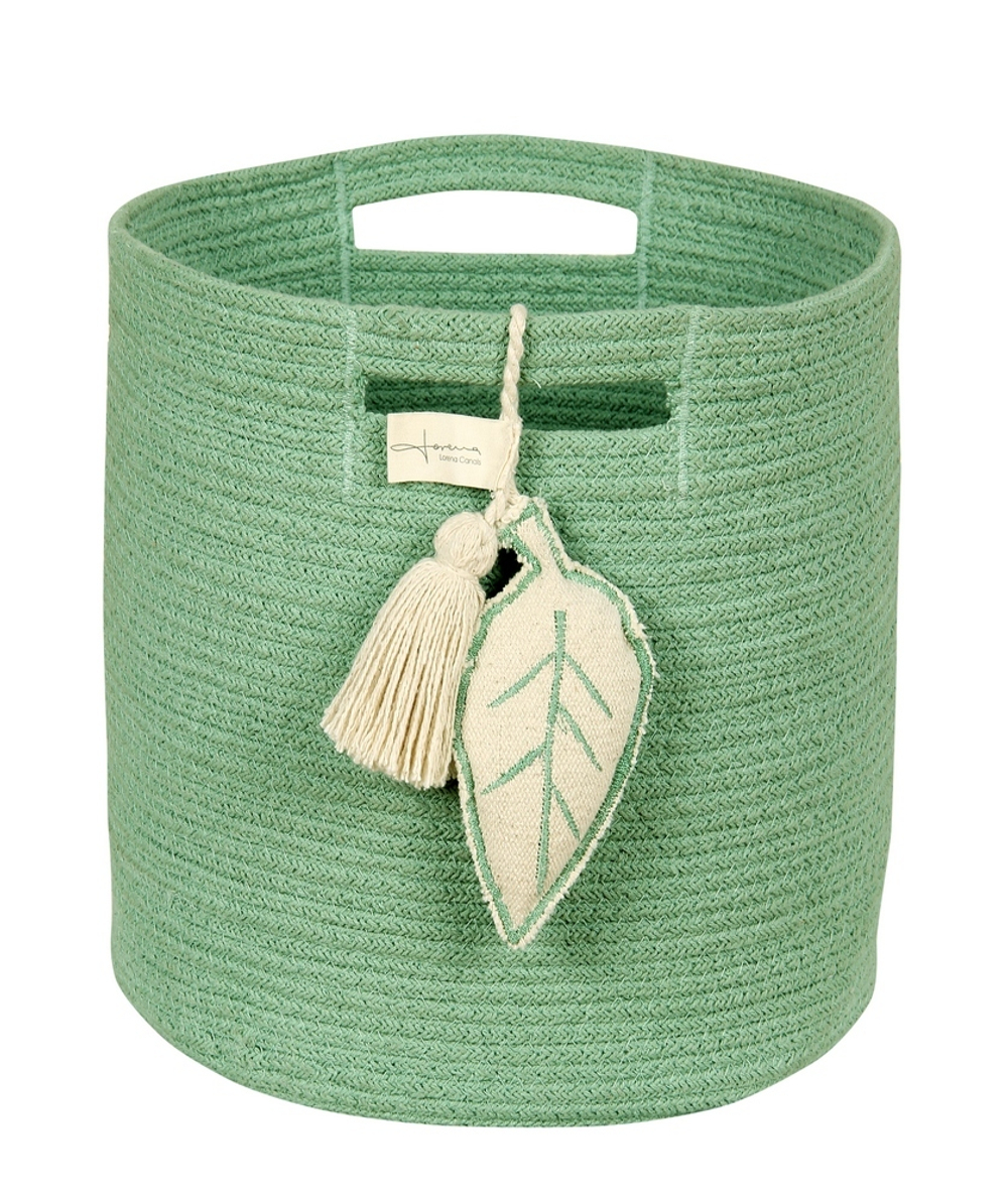 Корзина Lorena Canals Leaf Green (30 x Ø30 см)