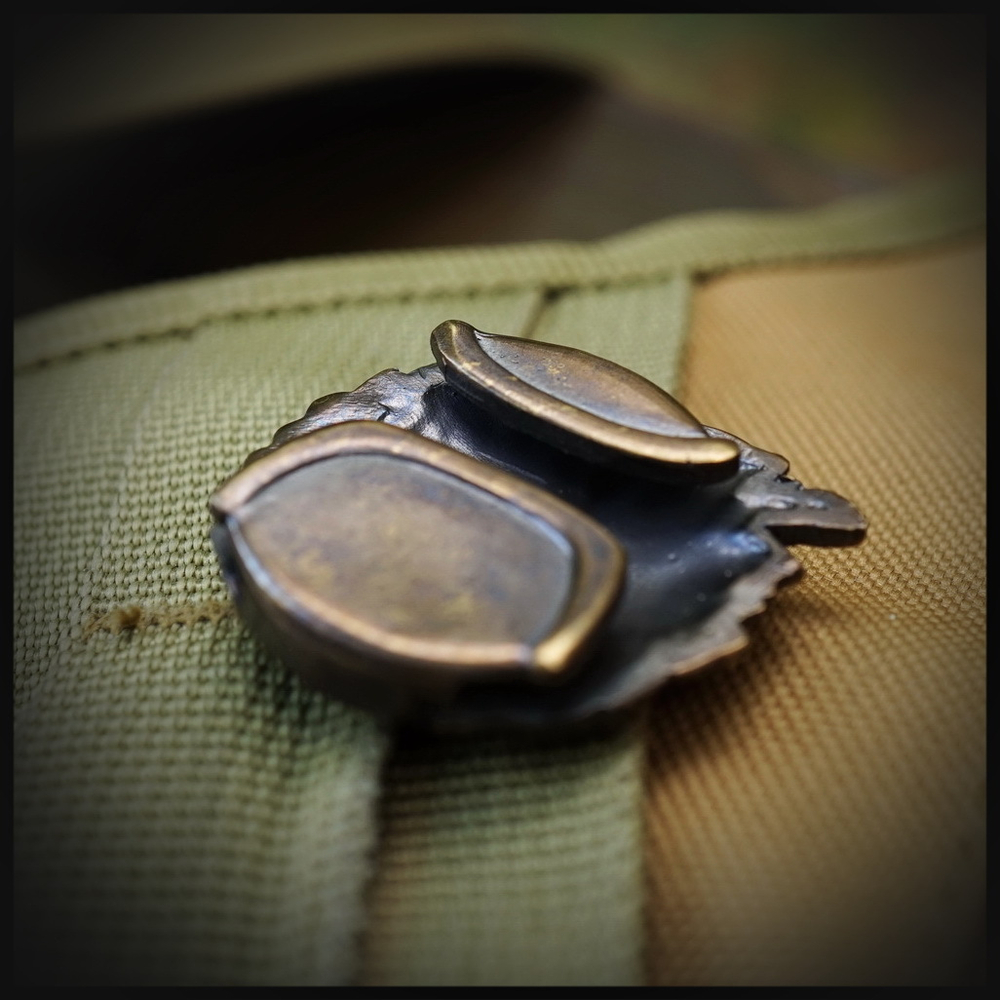 Клипса для системы MOLLE "Индеец" , латунь