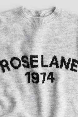 H&M Свитер свободного кроя, серый