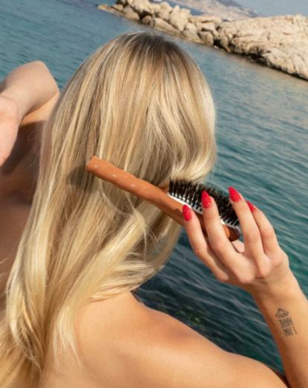 La Bonne Brosse Массажная расческа для волос N 01 Universal Hair Care Brush - Emerald Green