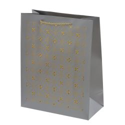 GAEM Пакет подарочный M (бумага 210г/м2, блок 12шт), L26 W12 H32 см, 4в.