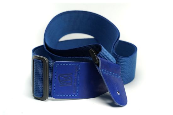 MB5031-023 Ремень для гитары, нейлоновый, синий, Mamba straps