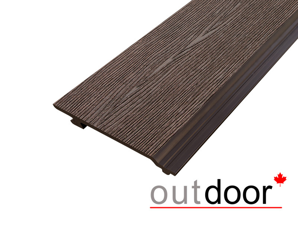 Фасадная доска ДПК Outdoor 3D 156*21*4000 мм. STORM коричневая микс