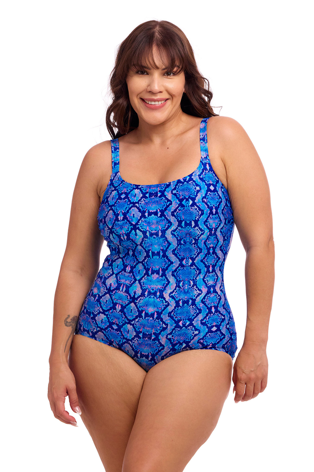 Купальник FUNKITA Blue Viper (Scoop Neck One Piece)