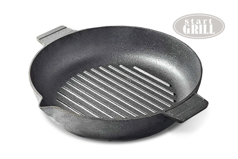 Сковорода чугунная гриль Start Grill