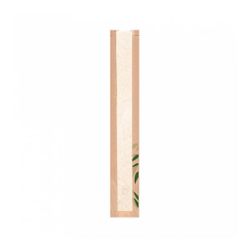 Пакет Feel Green для хлеба с окном 9+6,5*60 см, крафт-бумага 36 г/см2, 250 шт/уп, Garcia