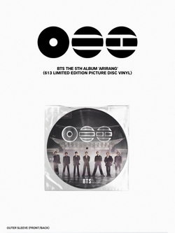 (ПРЕДЗАКАЗ) Альбом BTS - ARIRANG 5th Album 613 LIMITED Edition PICTURE DISC VINYL