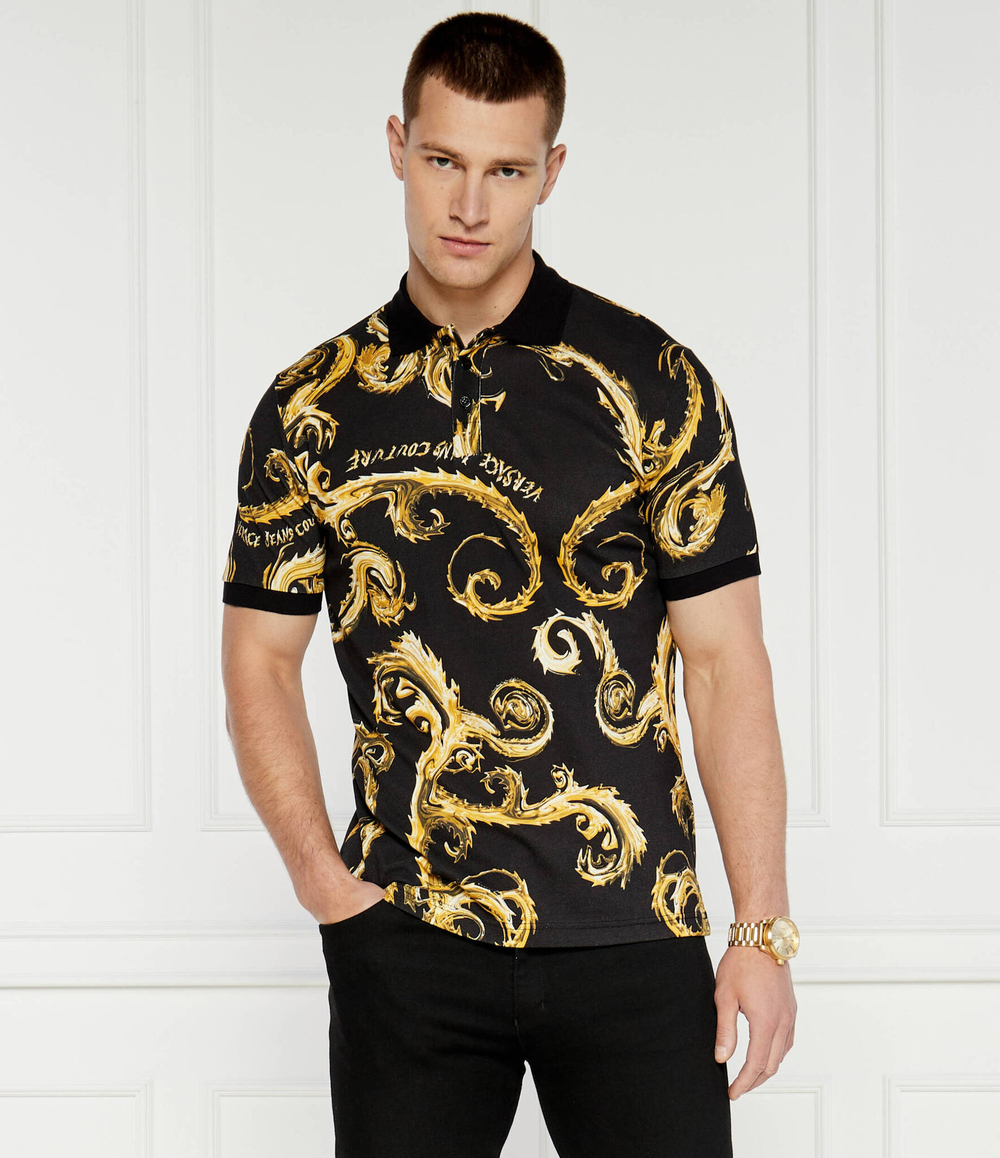Поло Versace Jeans Couture - черный(77GAG6S0JS390)