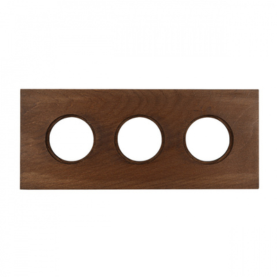 Рамка 3-х постовая, скрытый монтаж, Шедель Форест, дерево, цвет винтаж BF7-630-18