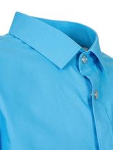Голубая сорочка для мальчика на кнопках TSAREVICH